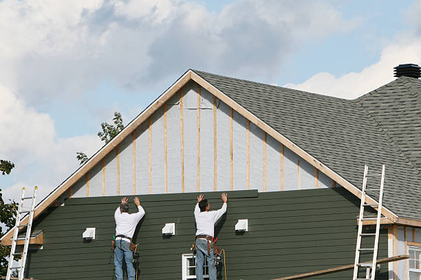 Professional Siding Installation technician working in Littlestown, PA